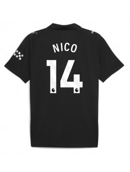 Manchester City Nico Gonzalez #14 Replika Borta Kläder 2025-26 Kortärmad